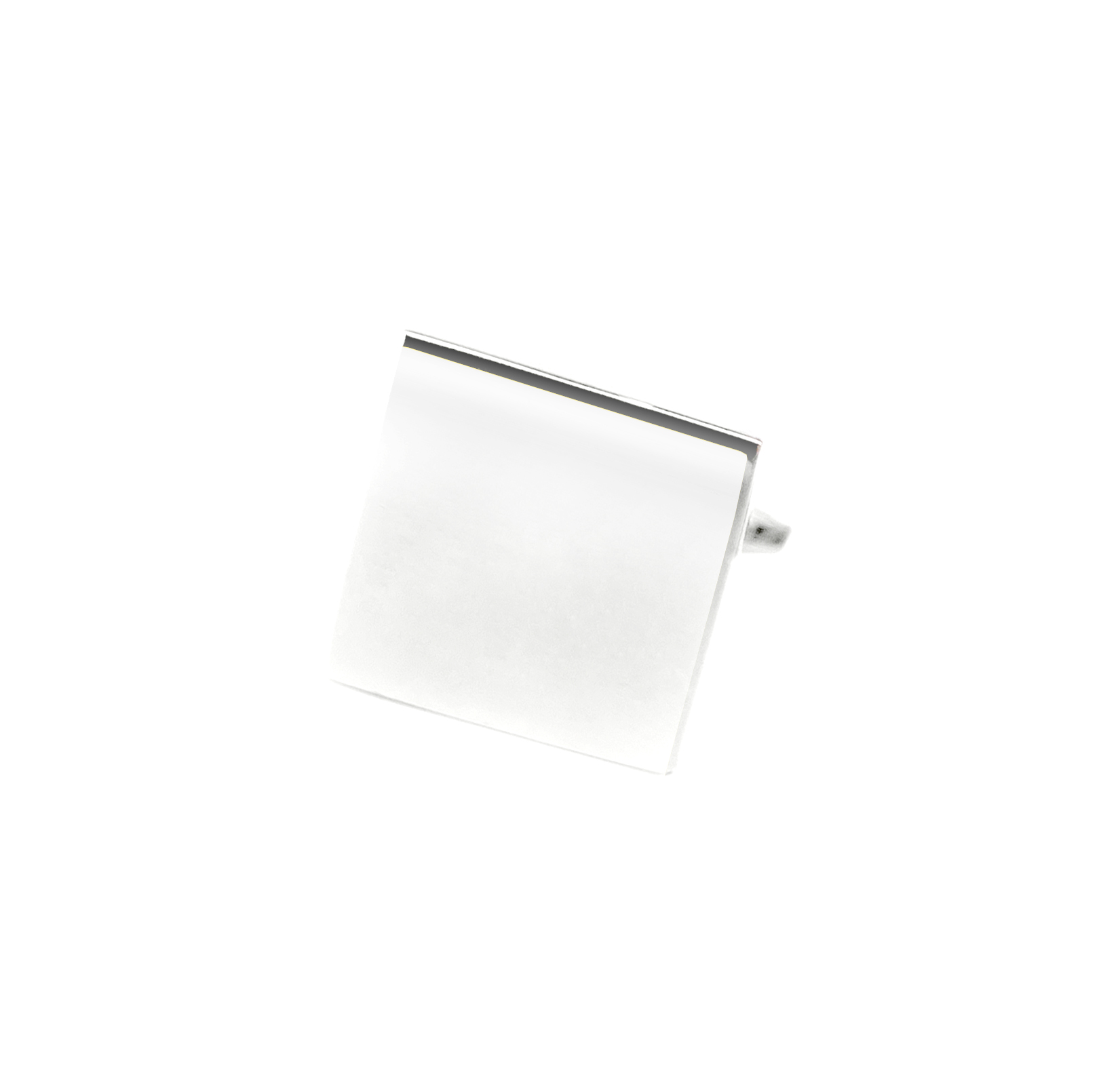 Silber quadratischer Manschettenknöpfe